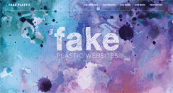 Desktop Screenshot of fakeplasticwebsites.com